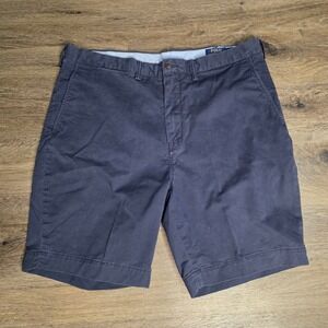 Polo Ralph Lauren Mens Navy Blue Stretch Classic Fit Chino Shorts Size 38